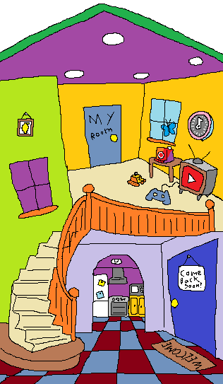 the interior of my home