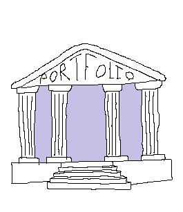 cartoon marble buidling